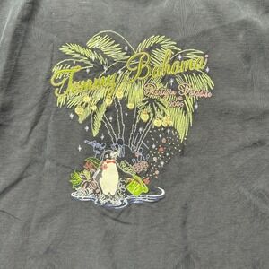 Tommy Bahama Boys Tropical Penguin Party Paradise Silk Short Sleeve Shirt Size L